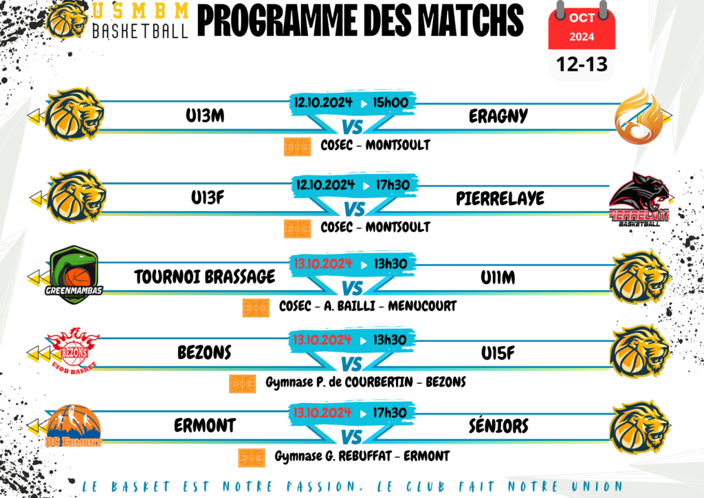 Match Schedule 121024 - FB Post